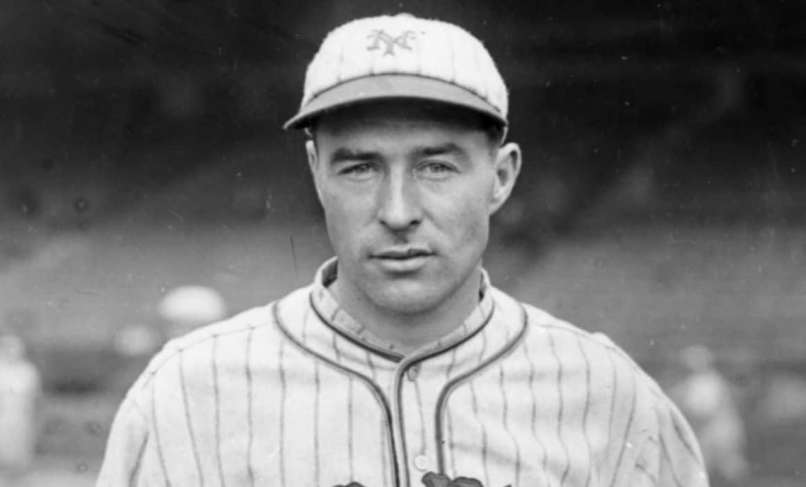 Image of Lefty O'Doul, showcasing his batting prowess and Celtic influence in baseball.